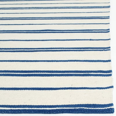 Sagaponack Stripe RLR-2870 Wool Handwoven Area Rug
