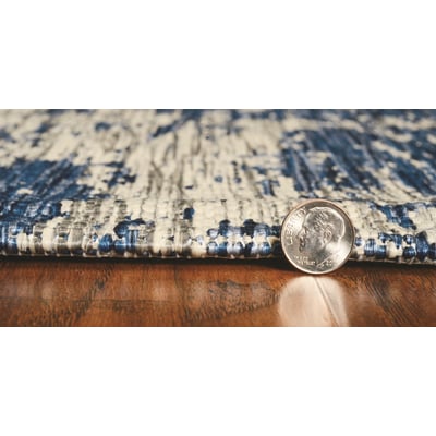 Provo Strokes Grey/Denim Outdoor Area Rug