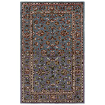 Heritage HG-969 Blue/Blue Wool Hand-Tufted Area Rug