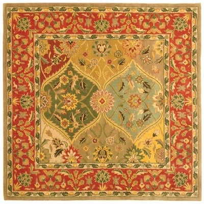 Heritage HG-111 Red/Gold Wool Hand-Tufted Area Rug