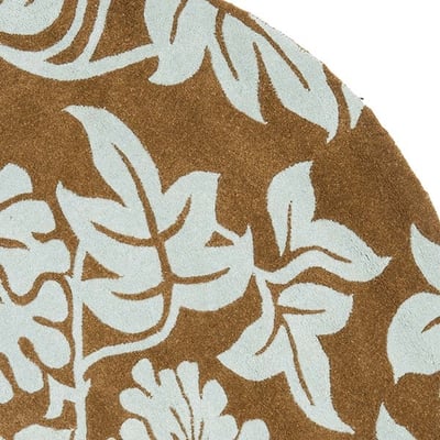 Soho I SOH-770 Light Brown/Blue Wool Hand-Tufted Area Rug