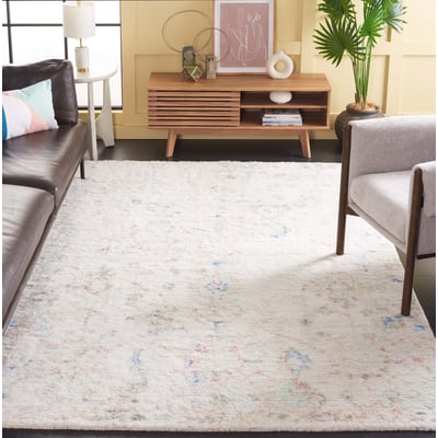 Tribeca TRI-118 Ivory/Pink Wool Hand-Knotted Area Rug