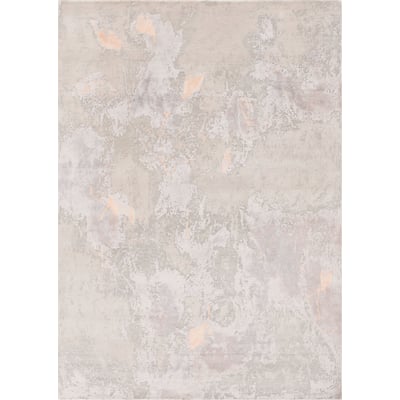 Tribeca TRI-205 Grey Wool Hand-Knotted Area Rug