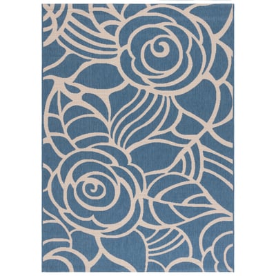 Courtyard II CY-5141 Blue/Beige Outdoor Area Rug