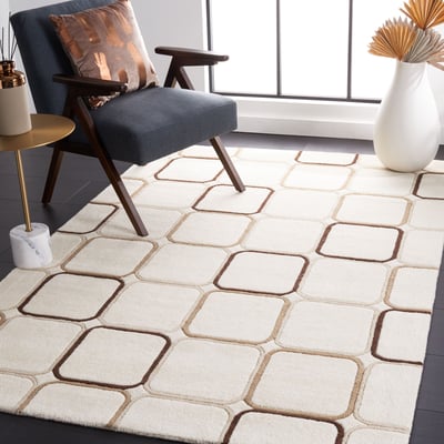 Soho II SOH-713 Ivory/Gold Wool Hand-Tufted Area Rug