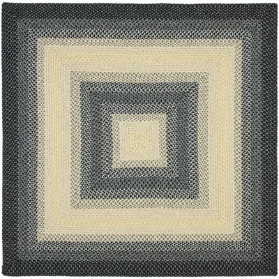 Braided II BRD-311 Black/Grey Braided Area Rug