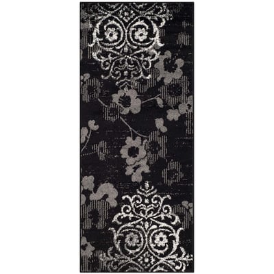 Adirondack ADR-114 Black/Silver Area Rug