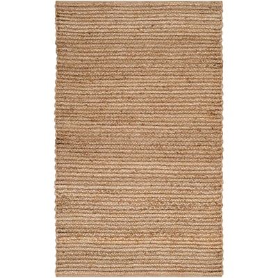 Cape Cod CAP355 Natural Jute/Cotton Handwoven Area Rug