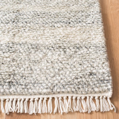 Casablanca CSB-525 Ivory/Aqua Wool Hand-Knotted Area Rug