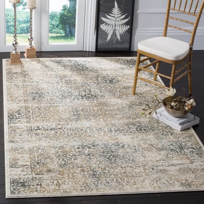 Princeton PRN-711 Silver/Anthracite Area Rug