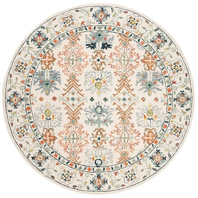 Aspen APN-310 Ivory/Blue Wool Hand-Tufted Area Rug