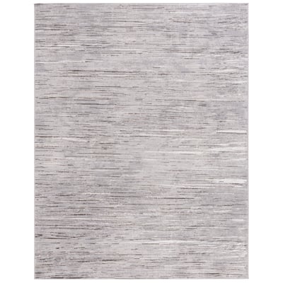 Isabella Power-Loomed MSR-0968 Grey/Light Grey Area Rug