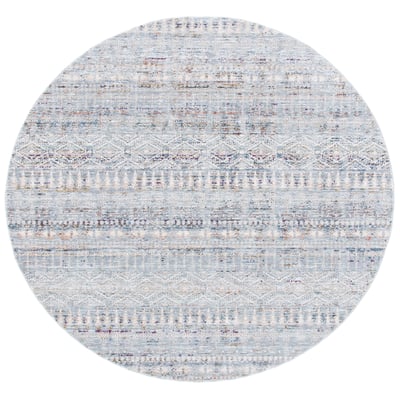 Russell LRL-1381 Silver/Blue Area Rug