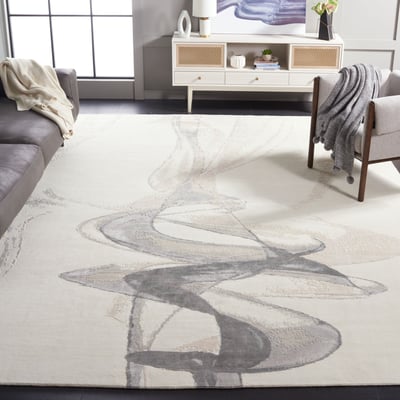 Centennial CEN-401 Grey/Ivory Wool Hand-Knotted Area Rug