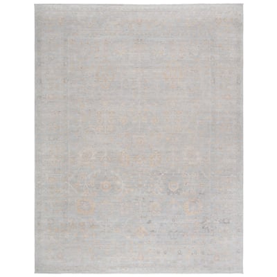 Hand-Knotted 6801 RLR-6801 Beige/Grey Wool Hand-Knotted Area Rug