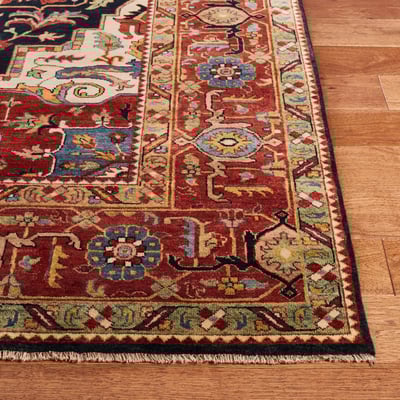 Wellesley RLR-9556 Currant Wool Hand-Knotted Area Rug