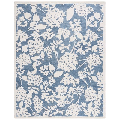 Hand-Tufted 6600 LRL-6620 Blue/Ivory Wool Hand-Tufted Area Rug