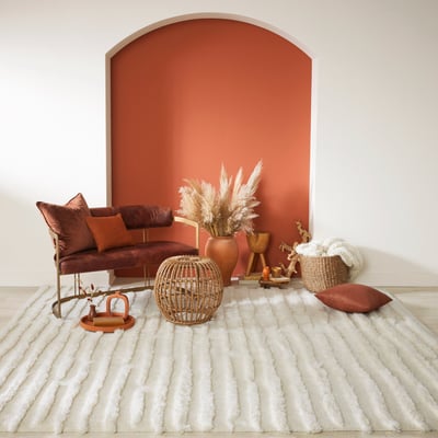 Jinsen JIN01 Ivory Wool Hand-Knotted Area Rug