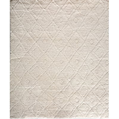 Nalina NAL01 Ivory Wool Hand-Knotted Area Rug