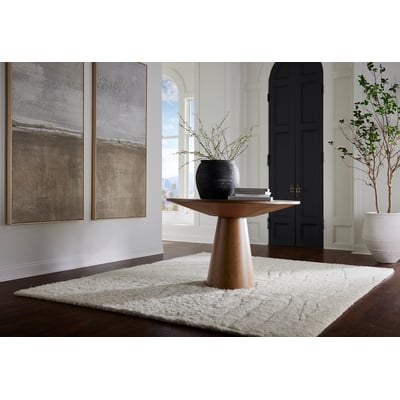 Nalina NAL02 Ivory Wool Hand-Knotted Area Rug