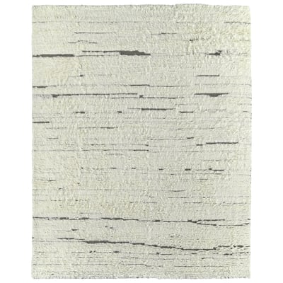 Novalie NOV01 Ivory Wool Handwoven Area Rug
