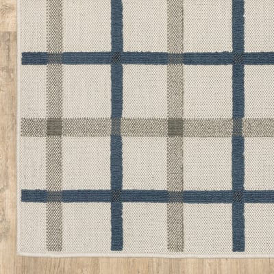 Torrey 7150 Beige/Blue Outdoor Area Rug