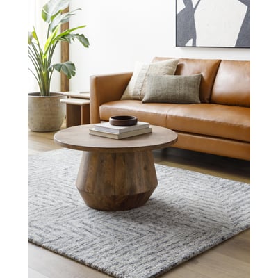 Falcon FLC-8000 Ivory/Taupe/Dark Brown Wool Hand-Tufted Area Rug