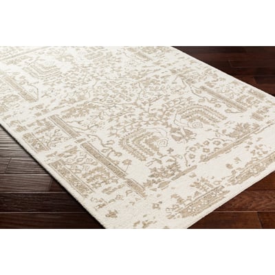 Granada 30737 Light Grey/Taupe/Beige Wool Hand-Tufted Area Rug