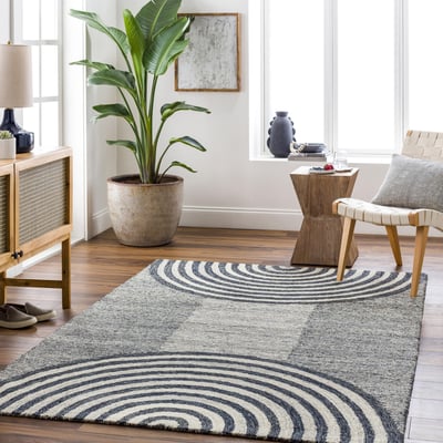 Granada 30860 Light Grey/Taupe/Medium Grey Wool Hand-Tufted Area Rug