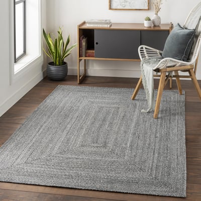 Azalea 26908 Light Grey/Medium Grey/Charcoal Handwoven Outdoor Area Rug