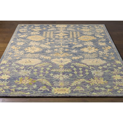 Lazio 29565 Denim/Tan/Beige Wool Hand-Tufted Area Rug