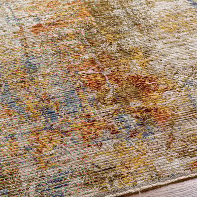 Naila 31167 Khaki/Brick/Grey Area Rug