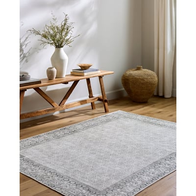Rainier 626248 Machine-Washable Printed Area Rug