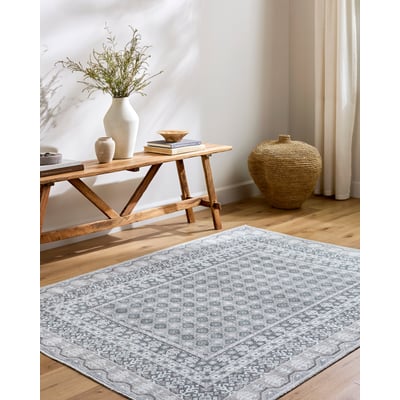 Rainier 626289 Machine-Washable Printed Area Rug
