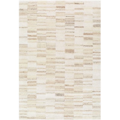 Max 540152 Ivory/Cream/Tan Wool Hand-Tufted Area Rug