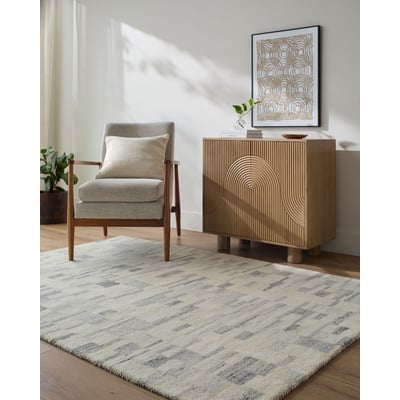 Max 540161 Ivory/Beige/Grey Wool Hand-Tufted Area Rug