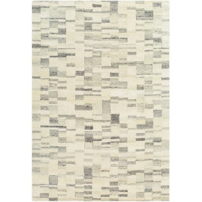 Max 540161 Ivory/Beige/Grey Wool Hand-Tufted Area Rug