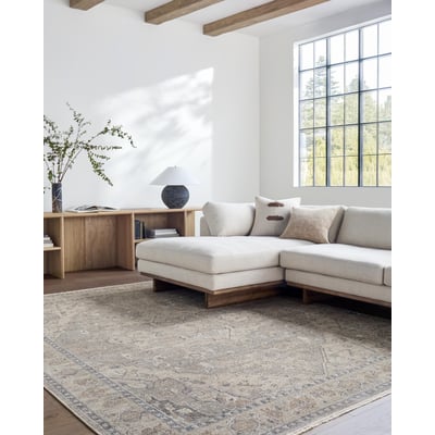 Maria Elena 625671 Taupe/Beige/Dark Blue Area Rug