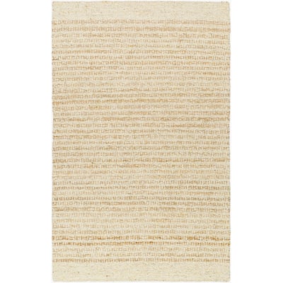 Genevive 484354 Ivory/Sandstone/Wheat Wool/Jute Handwoven Area Rug