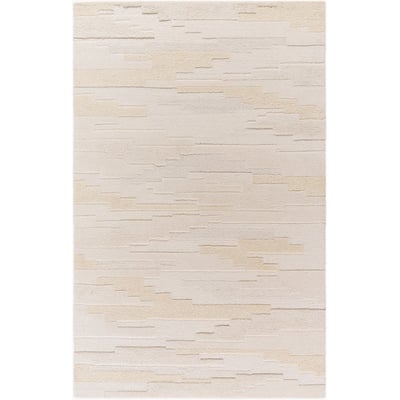 Kinsley 538919 Ivory/Cream/Beige Wool Hand-Tufted Area Rug