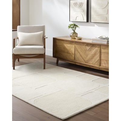 Kinsley 538928 Ivory/Cream/Sand Wool Hand-Tufted Area Rug