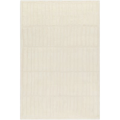 Manpura 485172 Ivory/Cream/Beige Wool Hand-Knotted Area Rug