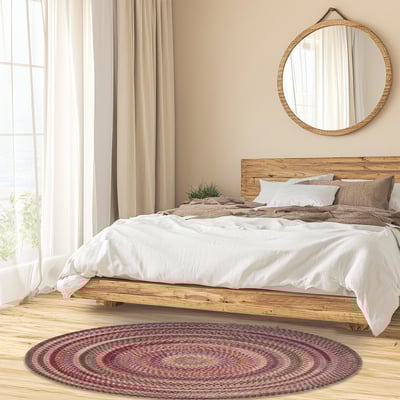 Alliance Round Braided Cotton Braided Area Rug
