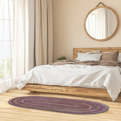 Alliance Oval Braided Cotton Braided Area Rug