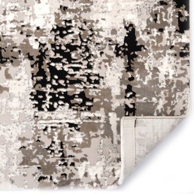 East Village Tribeca Black/White Area Rug