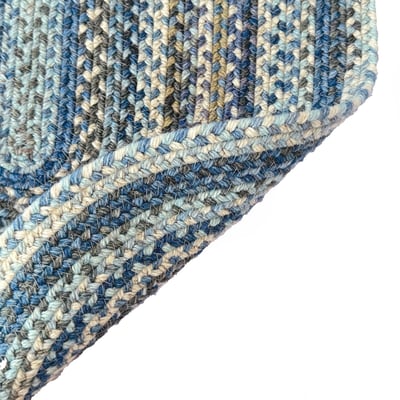 Blue Ridge Braided Wool Area Rug