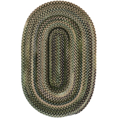 Blue Ridge Braided Wool Area Rug