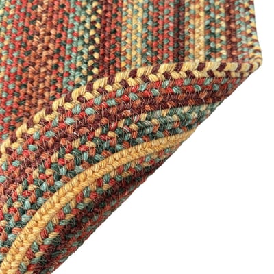 Blue Ridge Braided Wool Area Rug