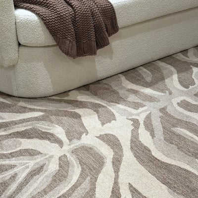 Fauna Zebra Wool Hand-Tufted Area Rug