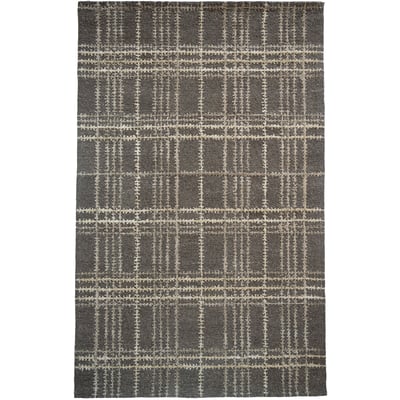 Scottish Plaid Wool Hand-Tufted Area Rug